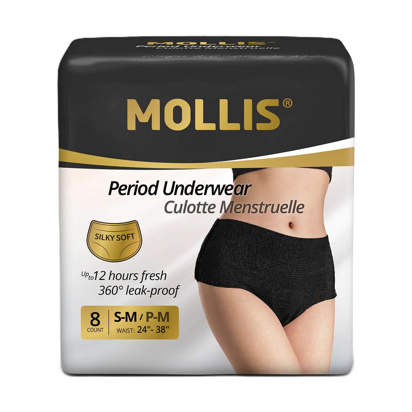 MOLLIS Women's Luxurious Disposable Period Underwear