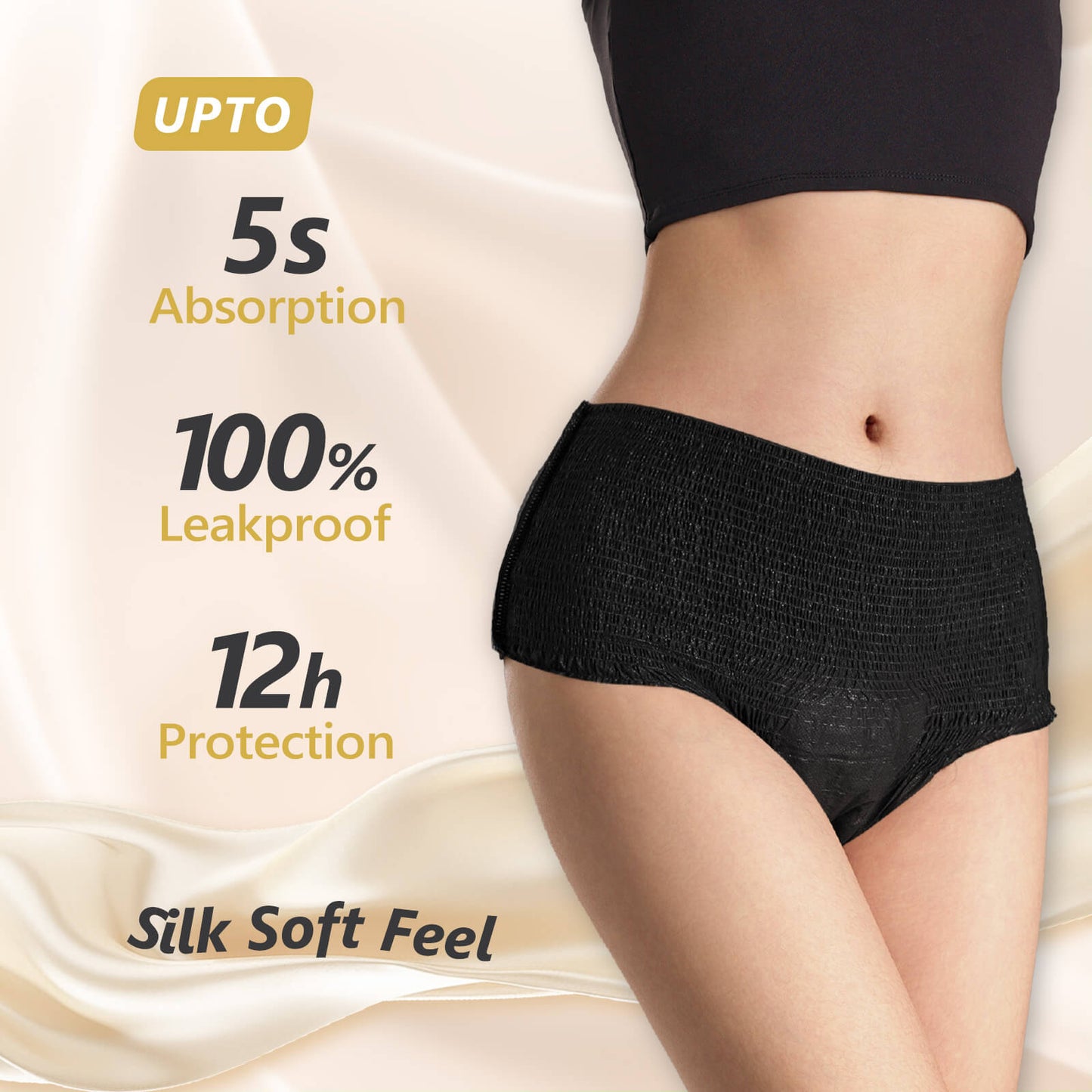 MOLLIS Women's Luxurious Disposable Period Underwear