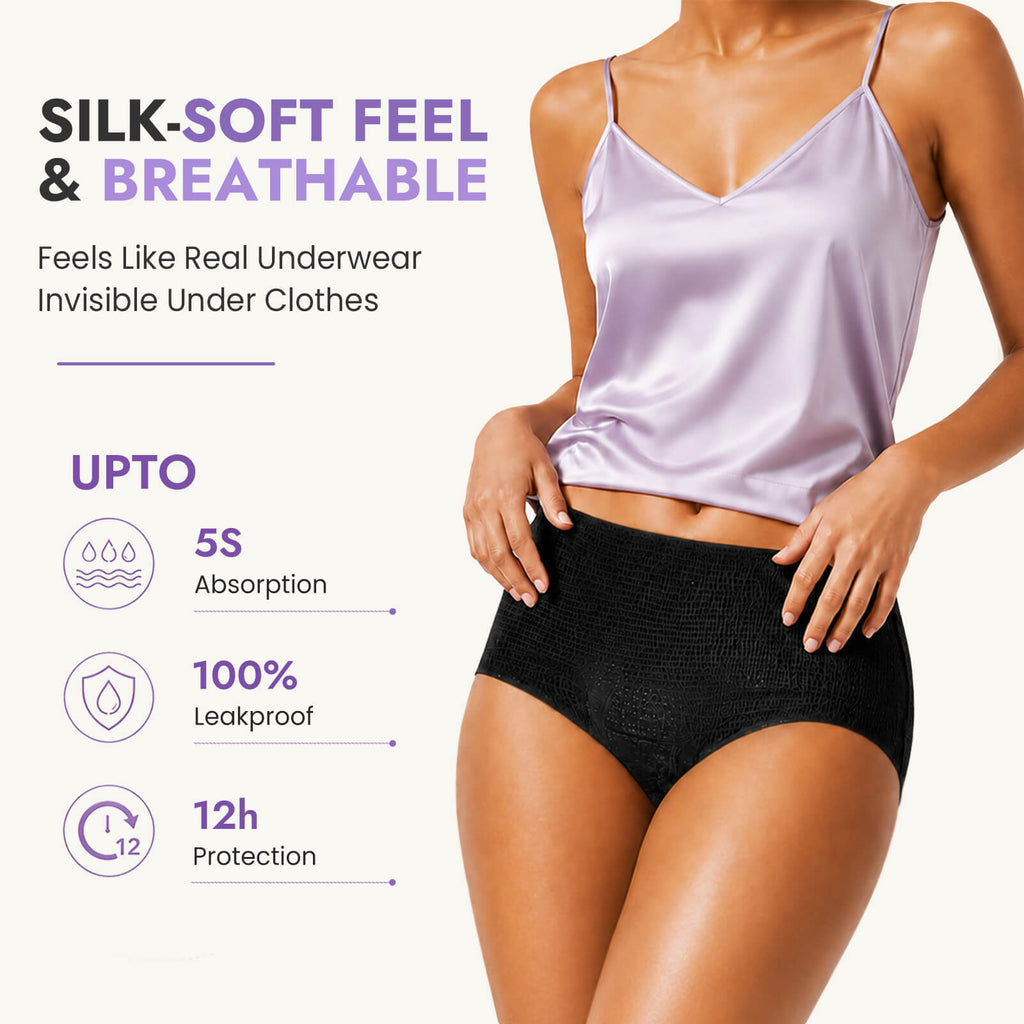 MOLLIS Women's Luxurious Disposable Period Underwear, XXL, 16 Count