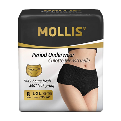 MOLLIS Women's Luxurious Disposable Period Underwear