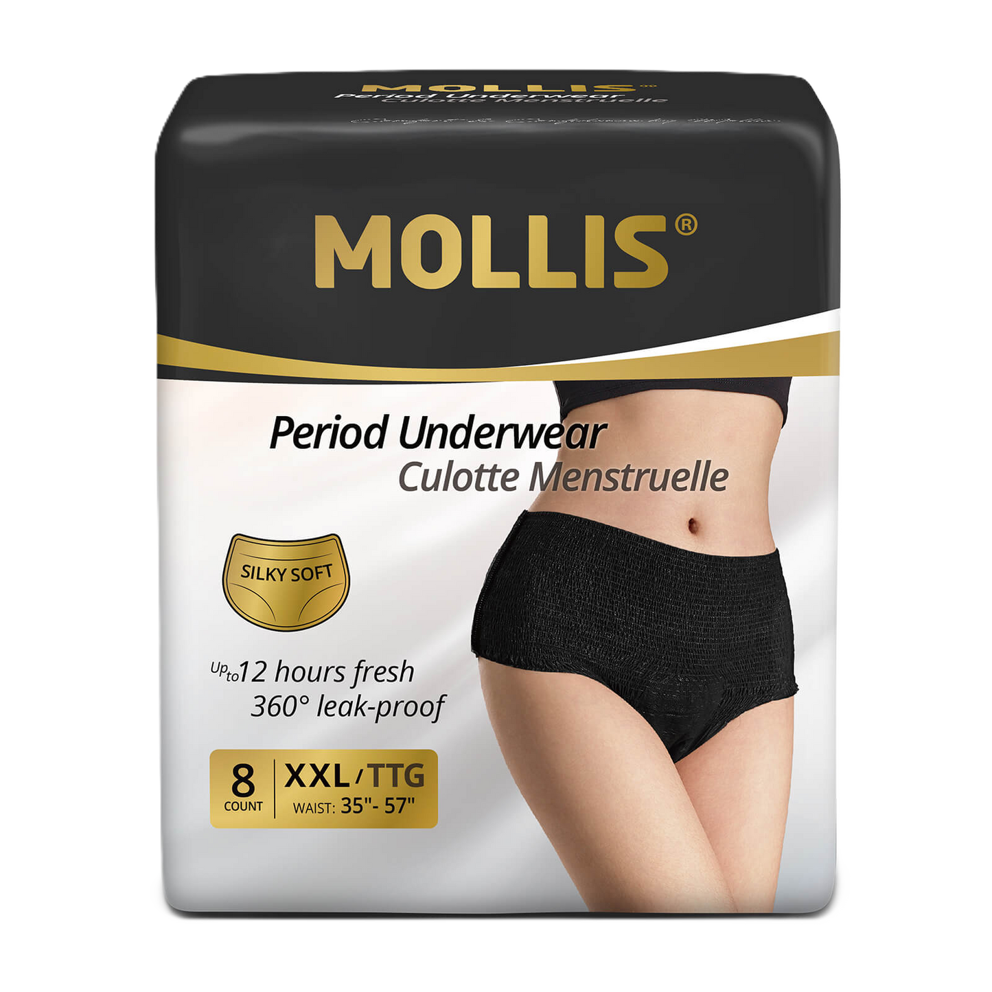 MOLLIS Women's Luxurious Disposable Period Underwear