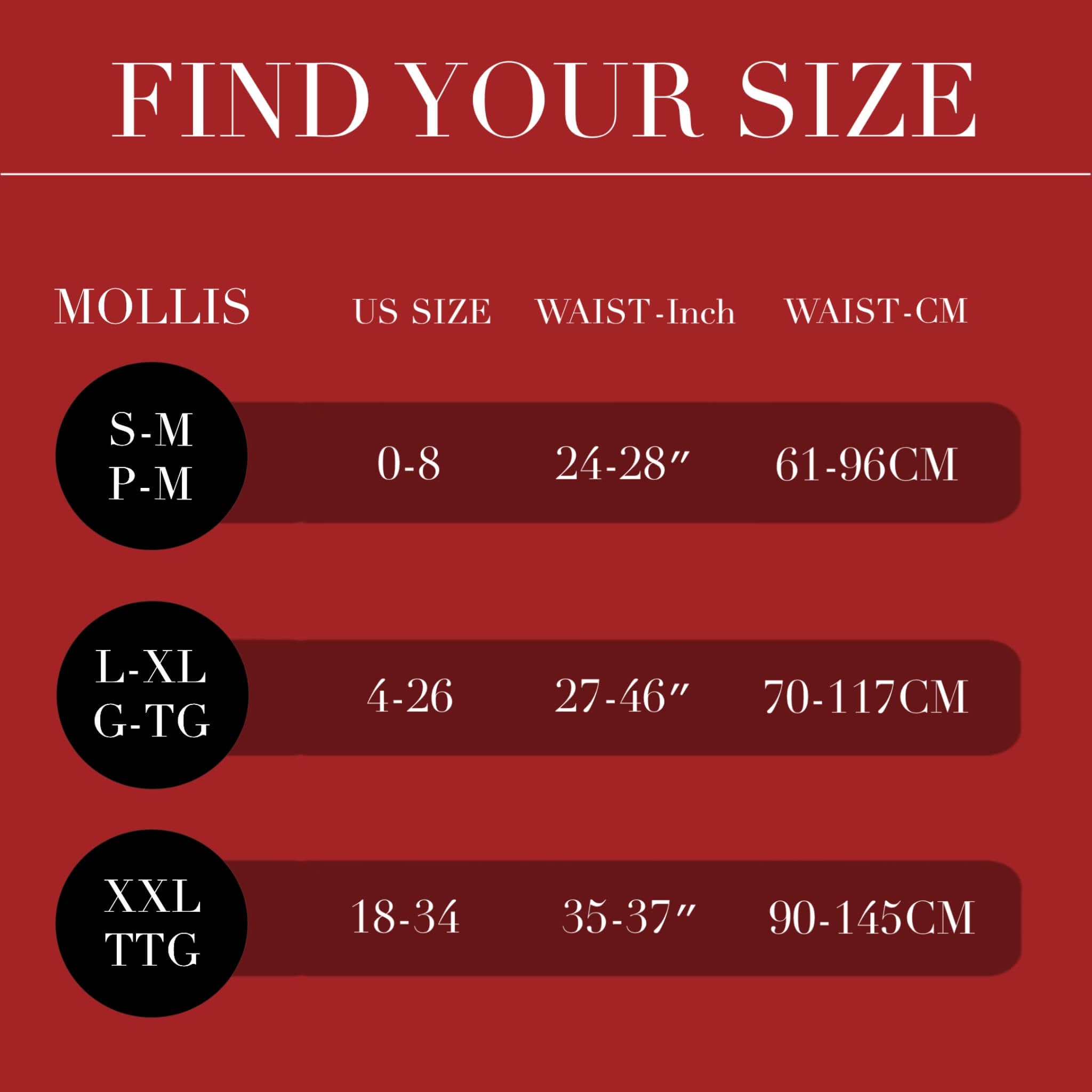 MOLLIS Women's Luxurious Disposable Period Underwear, S/M, 8 Count