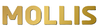 Mollis transparent brand logo image, clean and versatile for packaging, product display, and marketing use with a modern minimalist style.